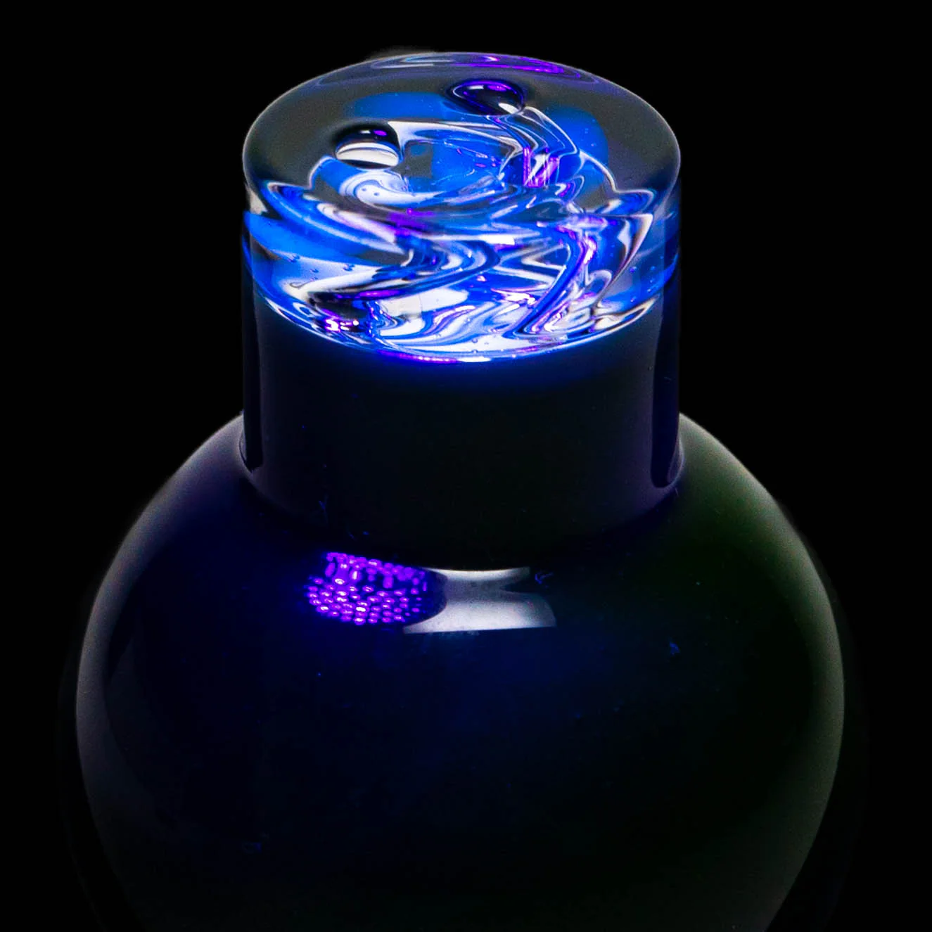 Terroir - 3 Hole Spinner Cap - Evergreen w/ UV Blue V - Image 3
