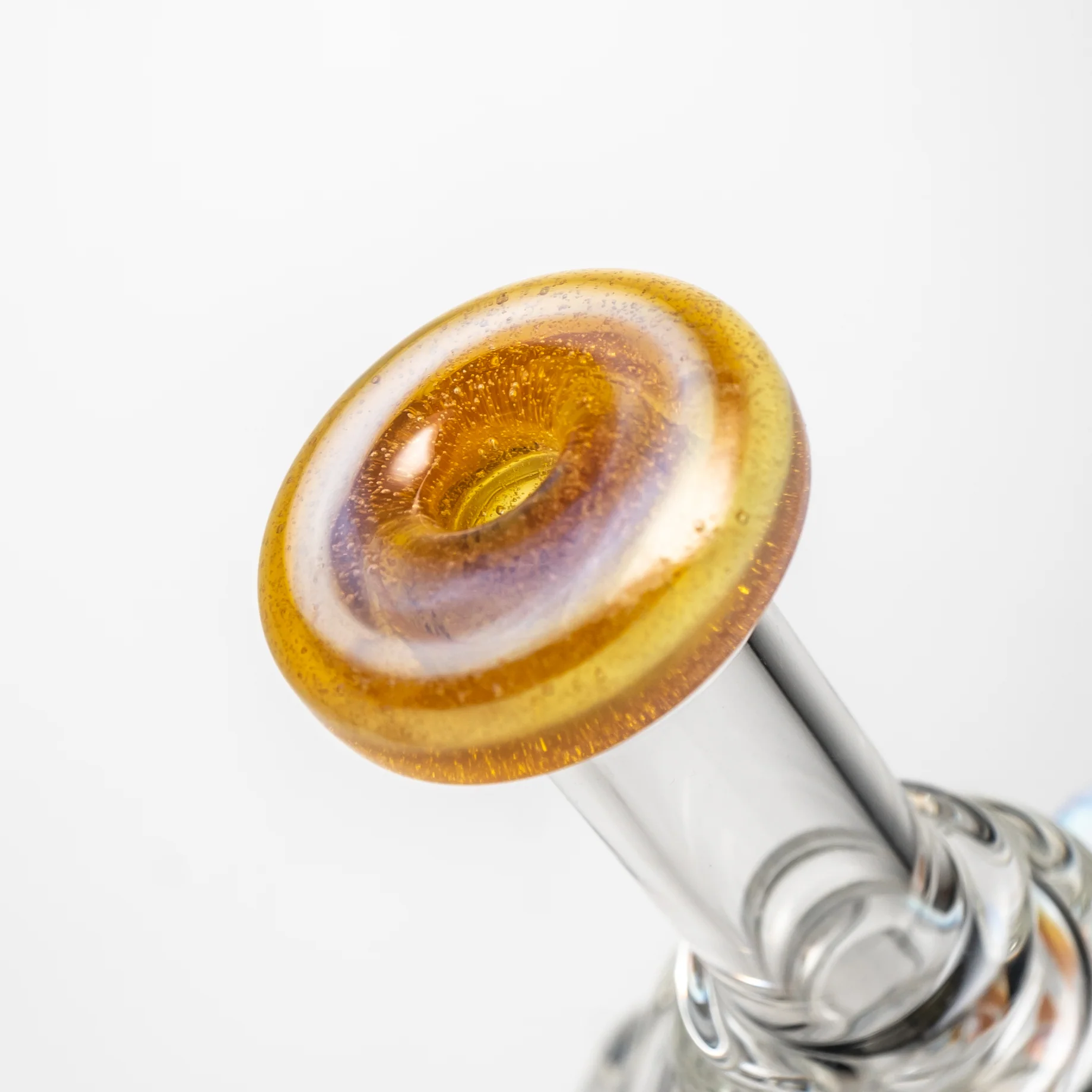 Ery - Shuffle Recycler w/ Internal Drain - 14mm - Orange Crush & Ghost - Image 5
