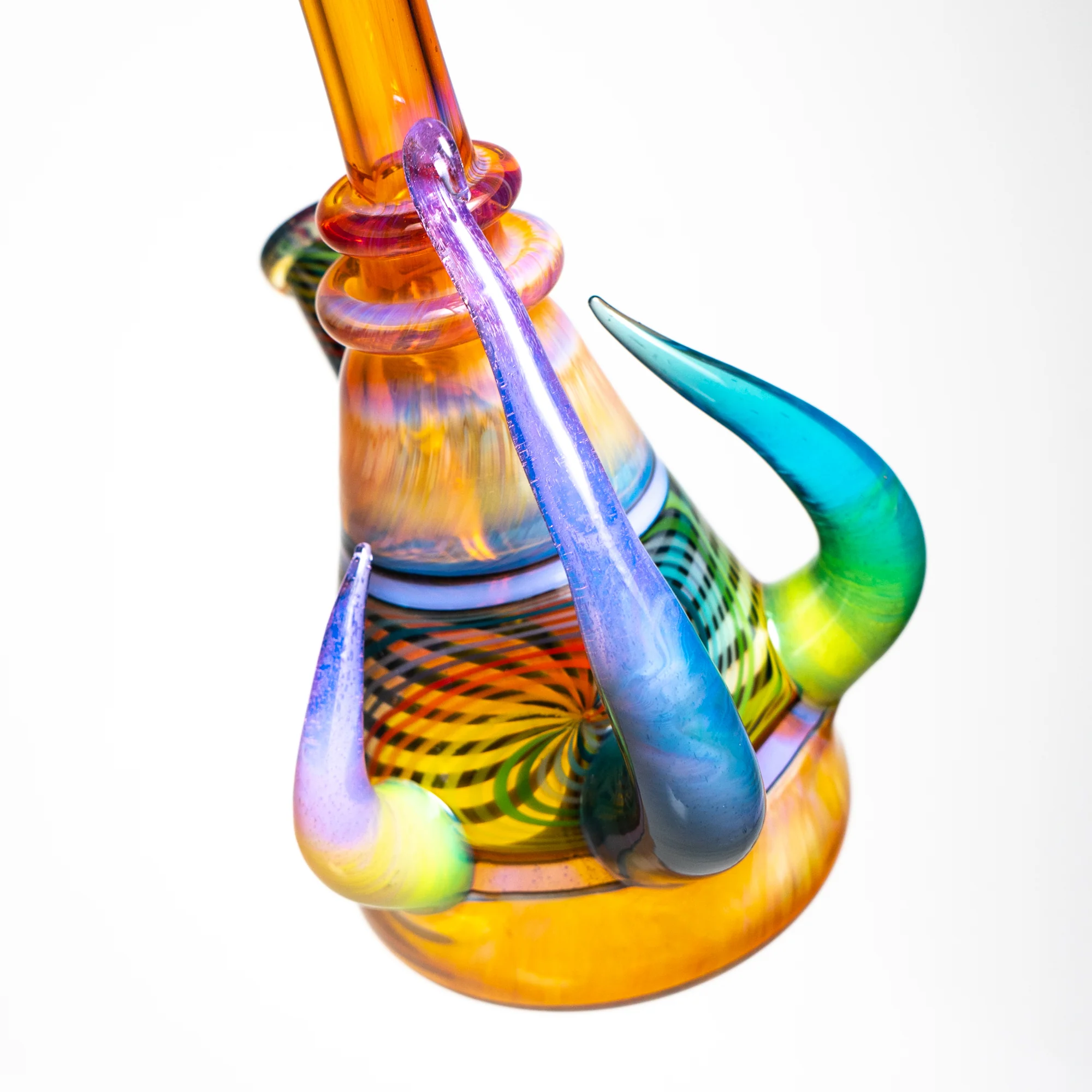 Foggy Mountain - Full Color Worked 3 Horn Tube - Extra Light Yellow - Image 10