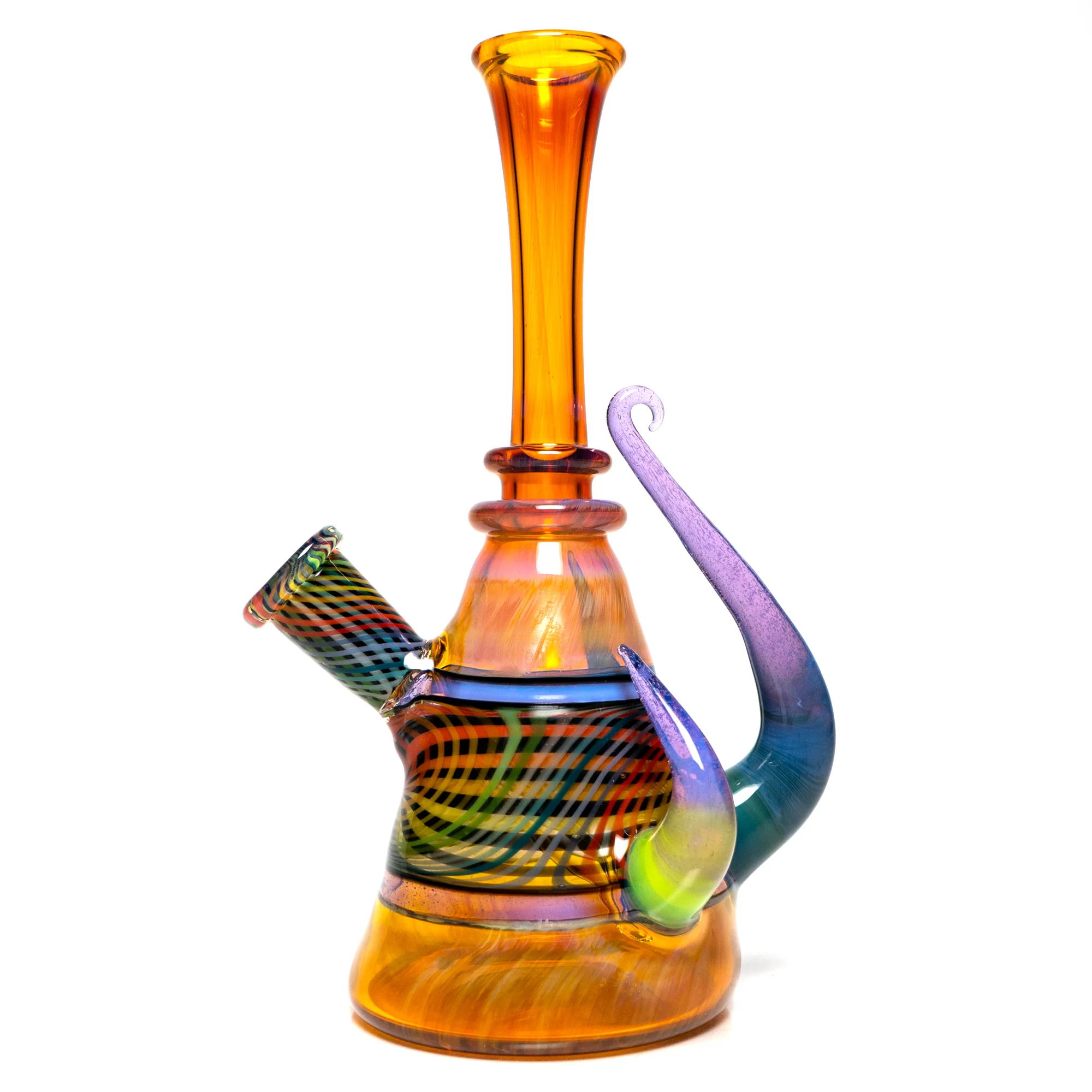Foggy Mountain - Full Color Worked 3 Horn Tube - Extra Light Yellow - Image 2