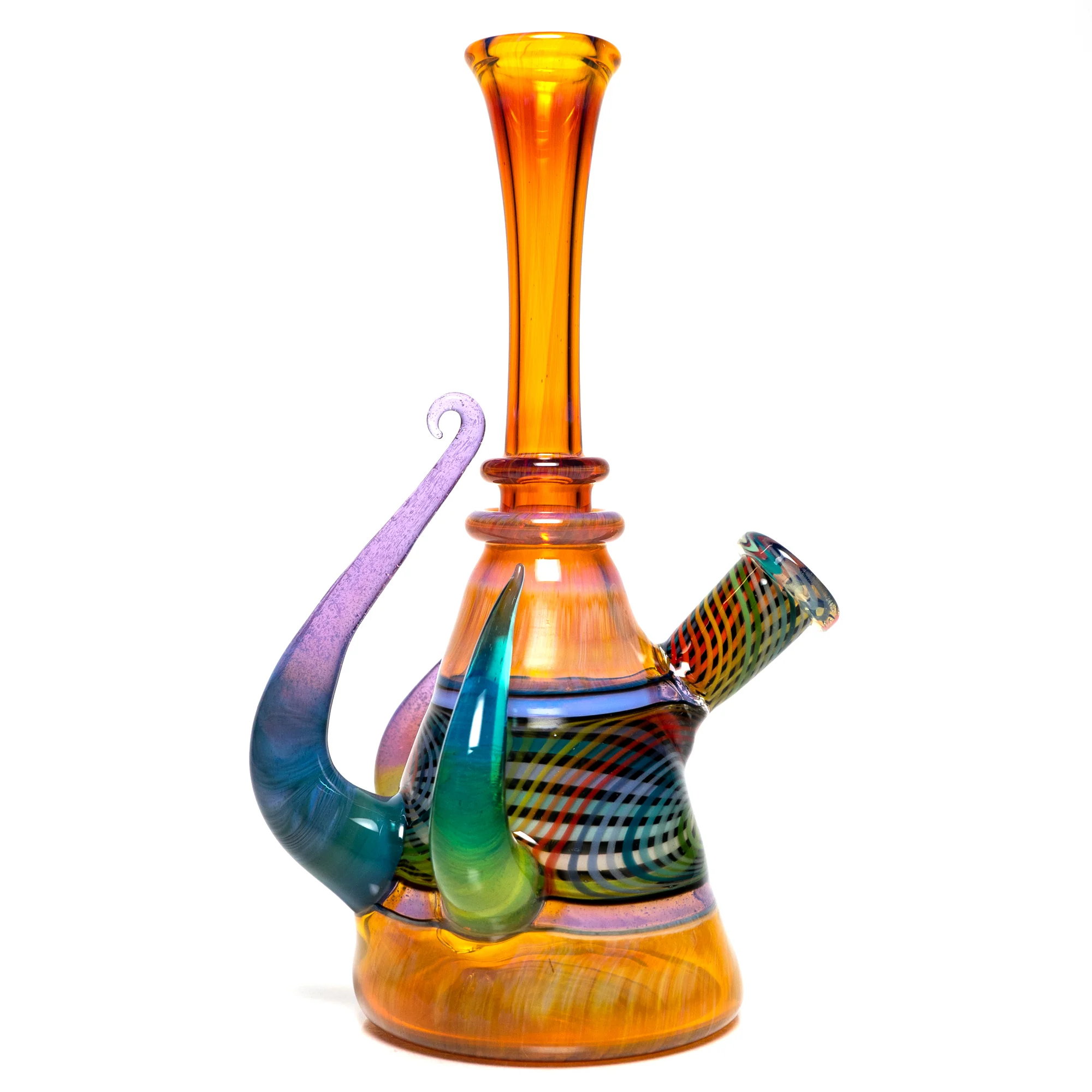 Foggy Mountain - Full Color Worked 3 Horn Tube - Extra Light Yellow - Image 6