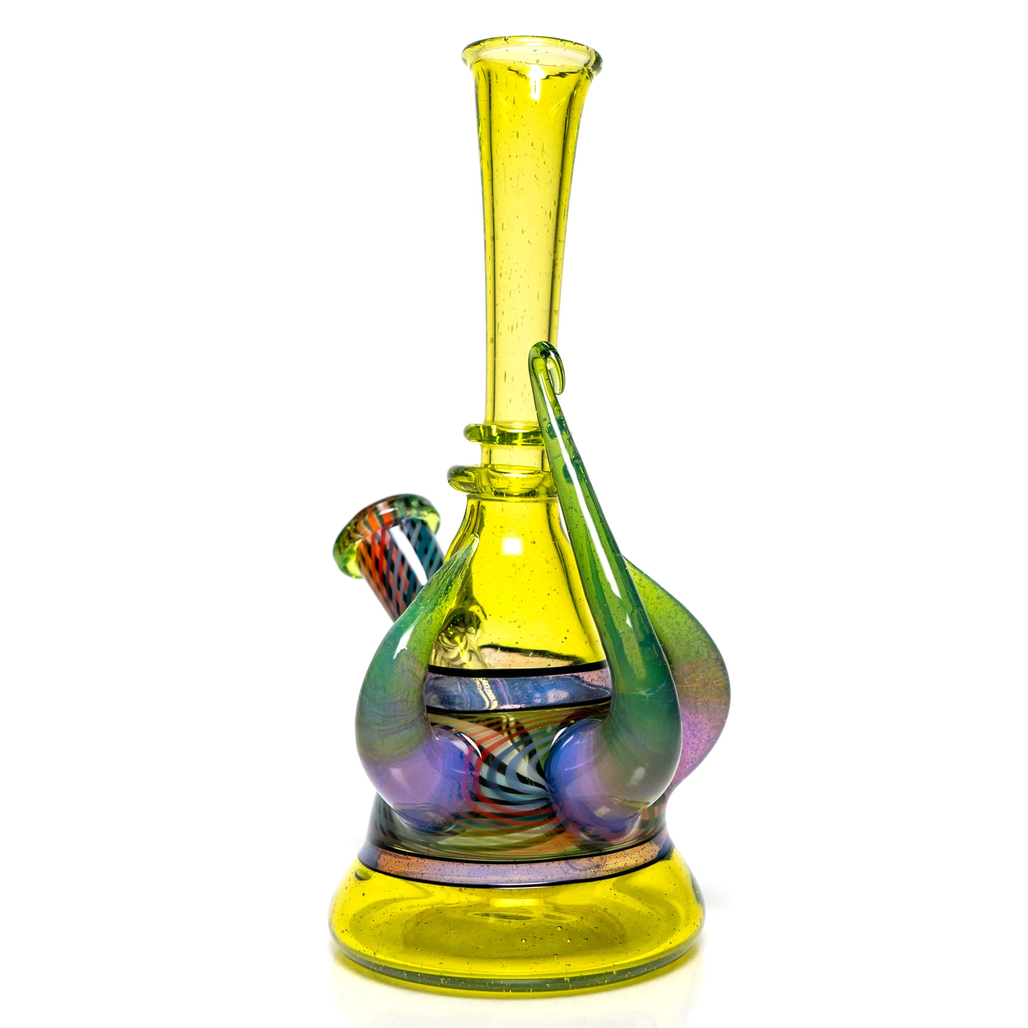 Foggy Mountain - Full Color Worked 3 Horn Tube - Lime Drop - Image 3