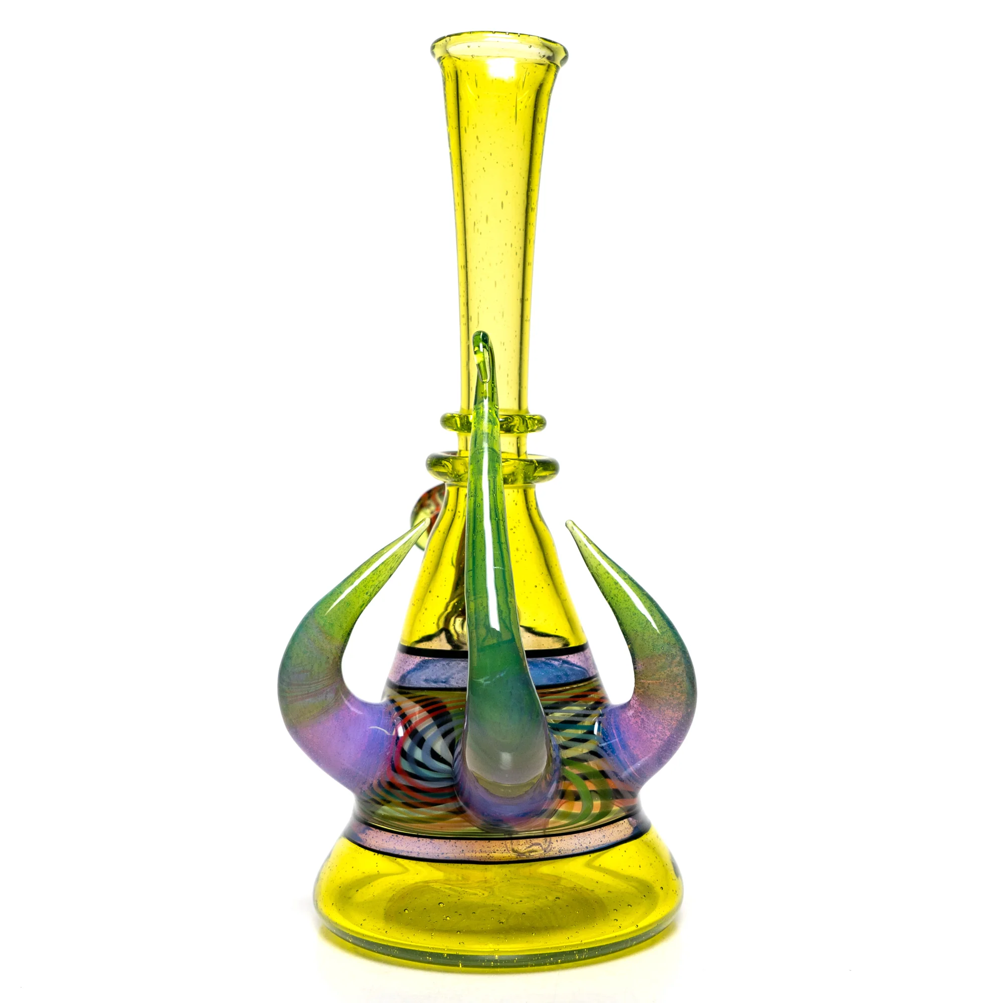 Foggy Mountain - Full Color Worked 3 Horn Tube - Lime Drop - Image 4
