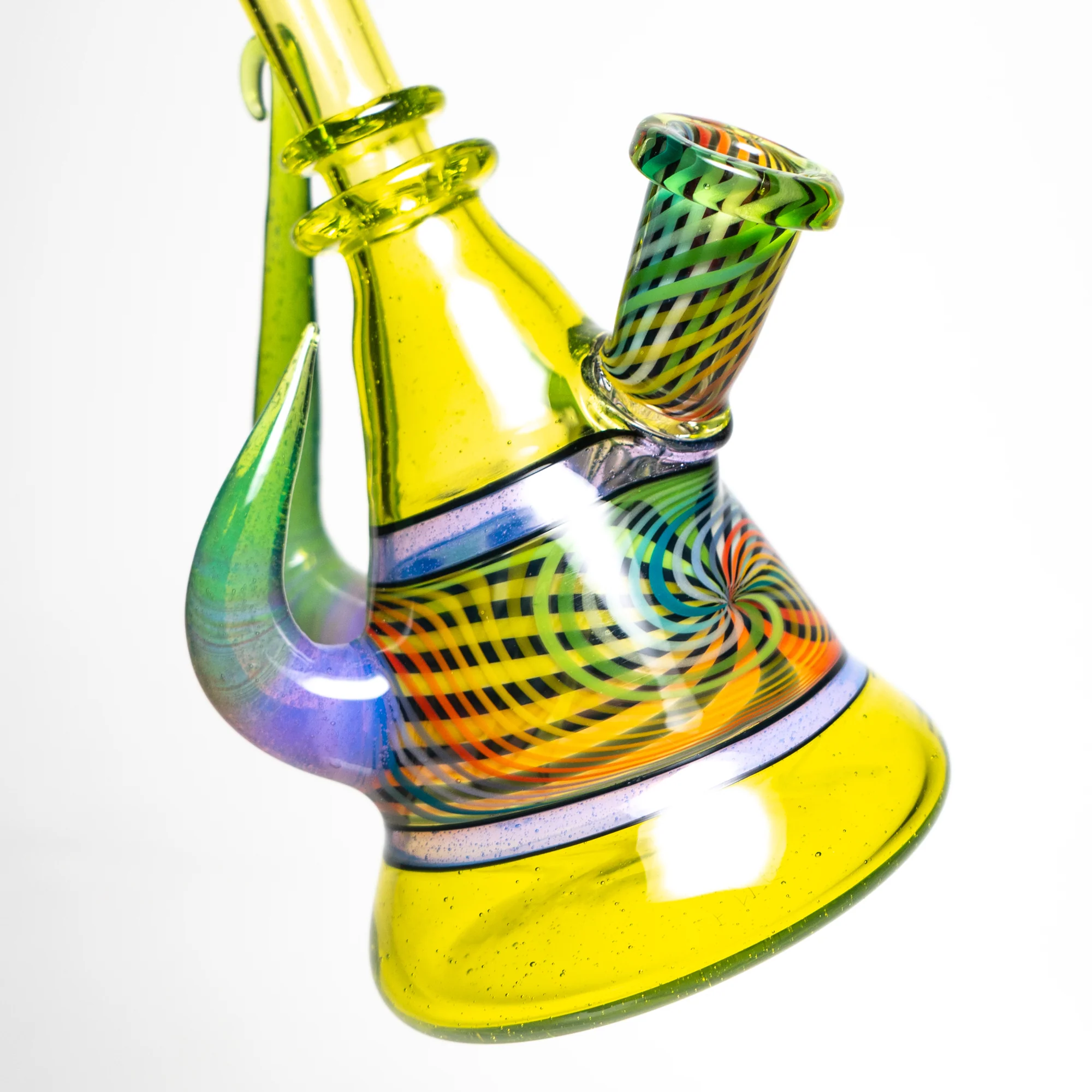 Foggy Mountain - Full Color Worked 3 Horn Tube - Lime Drop - Image 9