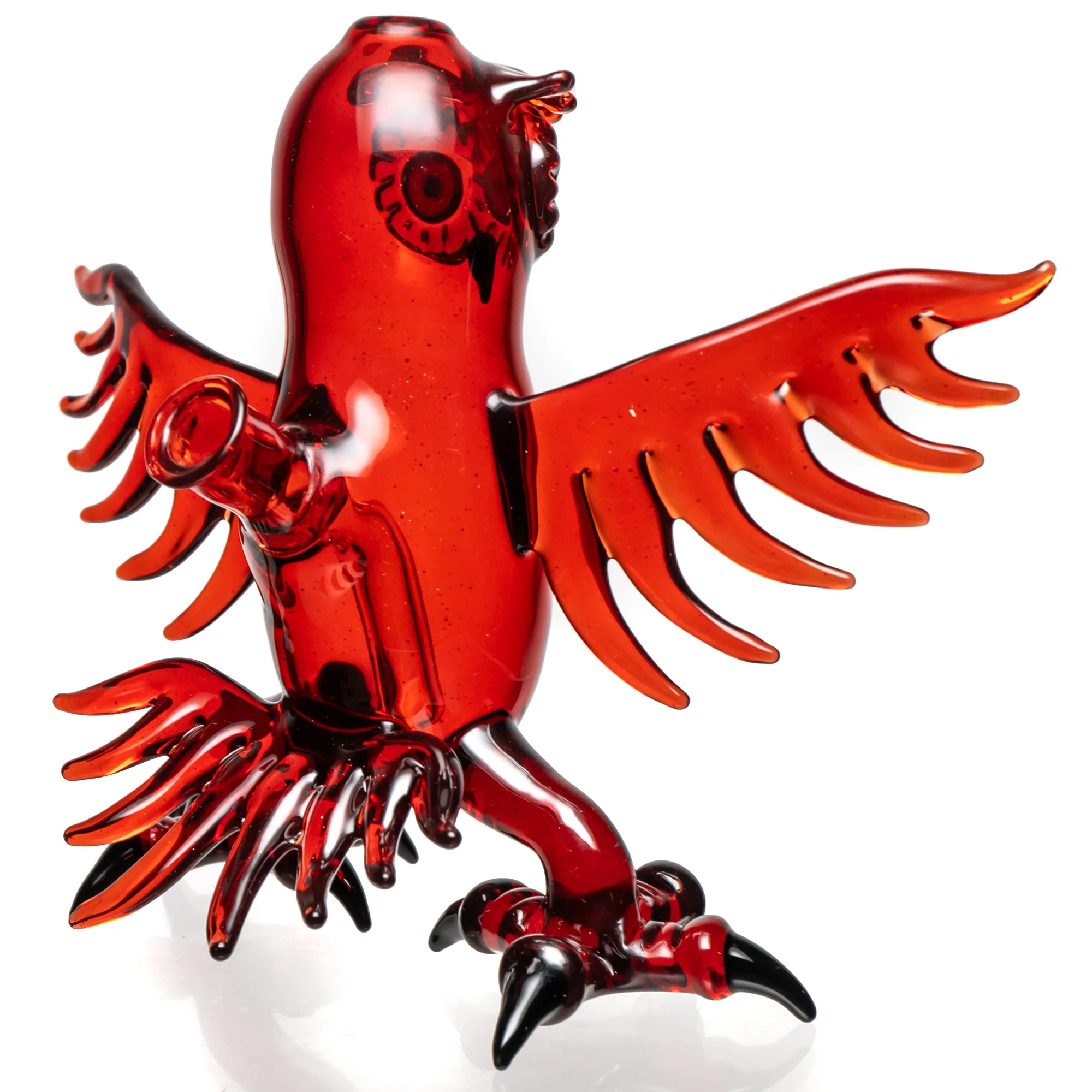 Four Winds Flameworks - Monochrome Owl Rig - Ruby Slippers - Image 3