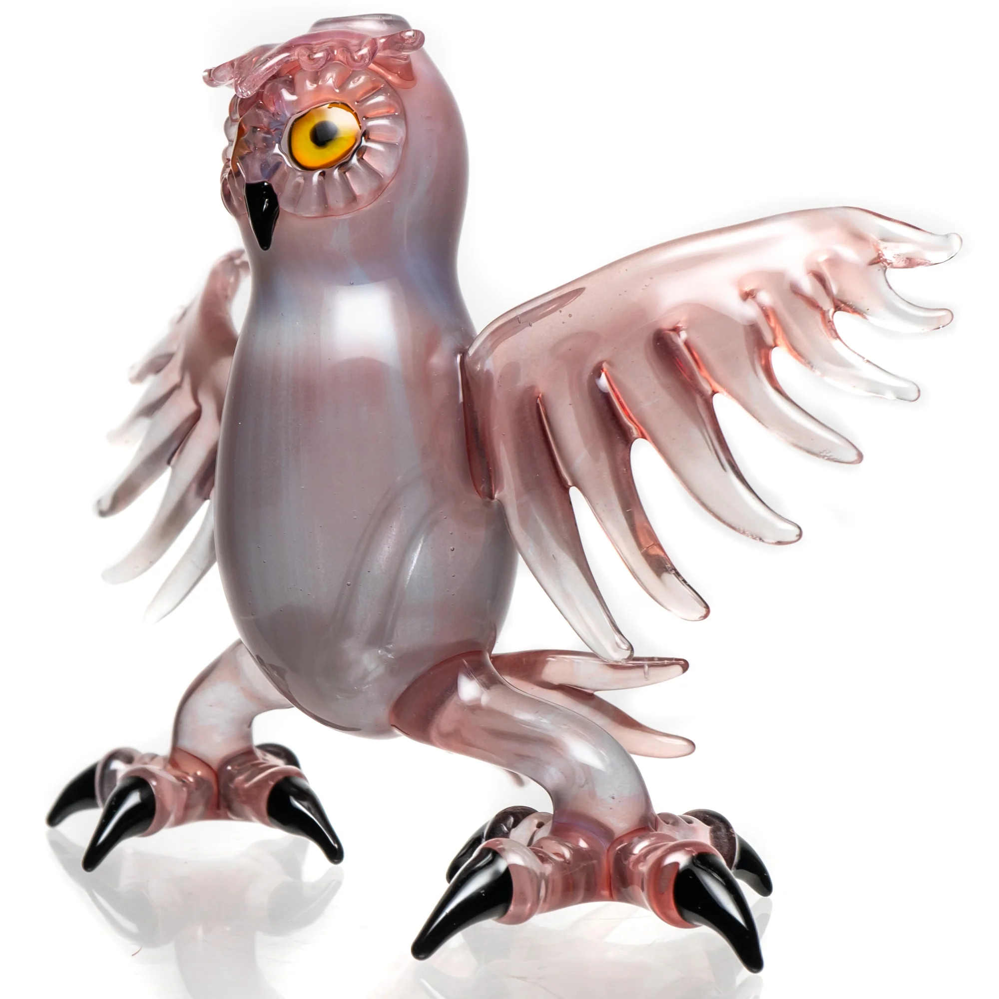 Four Winds Flameworks - Monochrome Owl Rig - Skywalker/White Satin - Image 3
