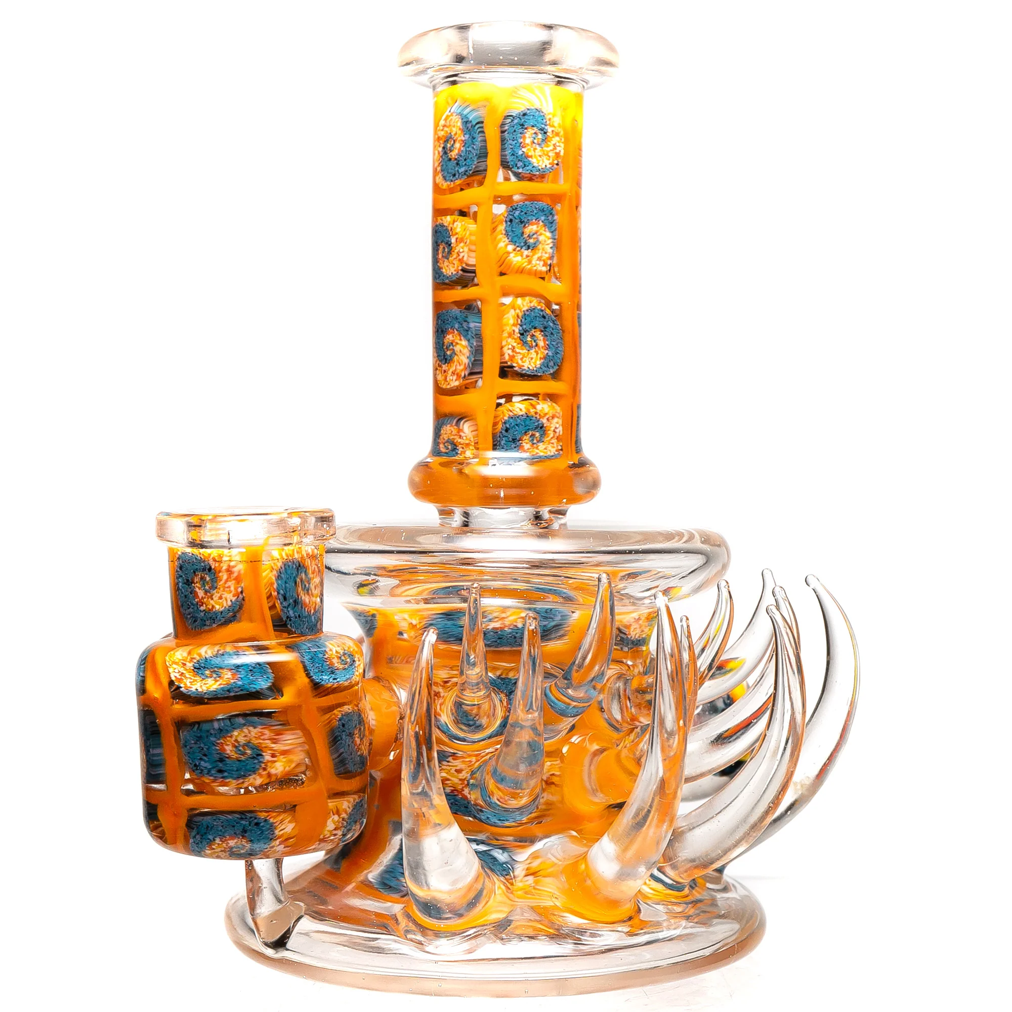 Freeek Glass x EON Glass - Horn Jammer Tube - UV Electric Flamingo - Image 3