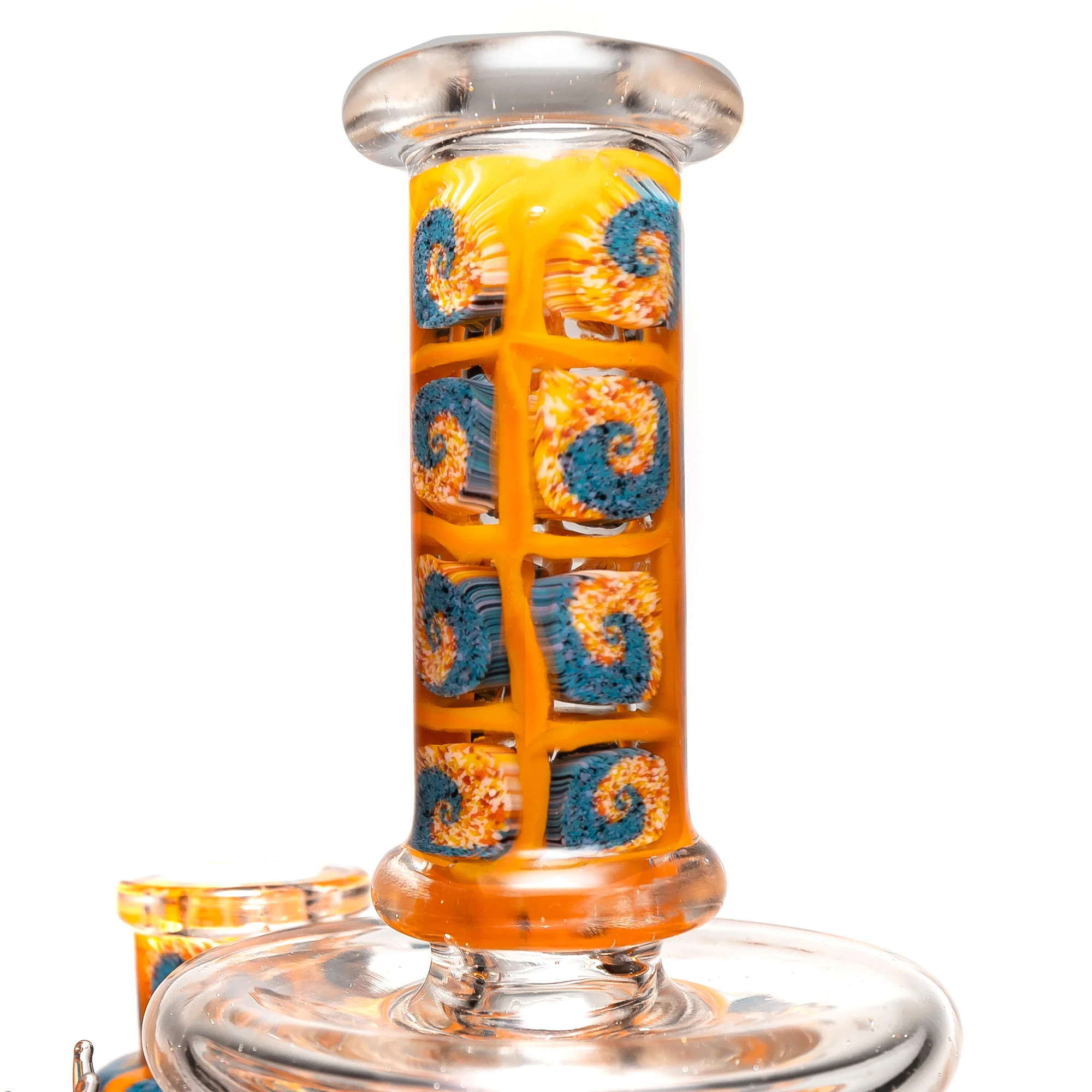 Freeek Glass x EON Glass - Horn Jammer Tube - UV Electric Flamingo - Image 4