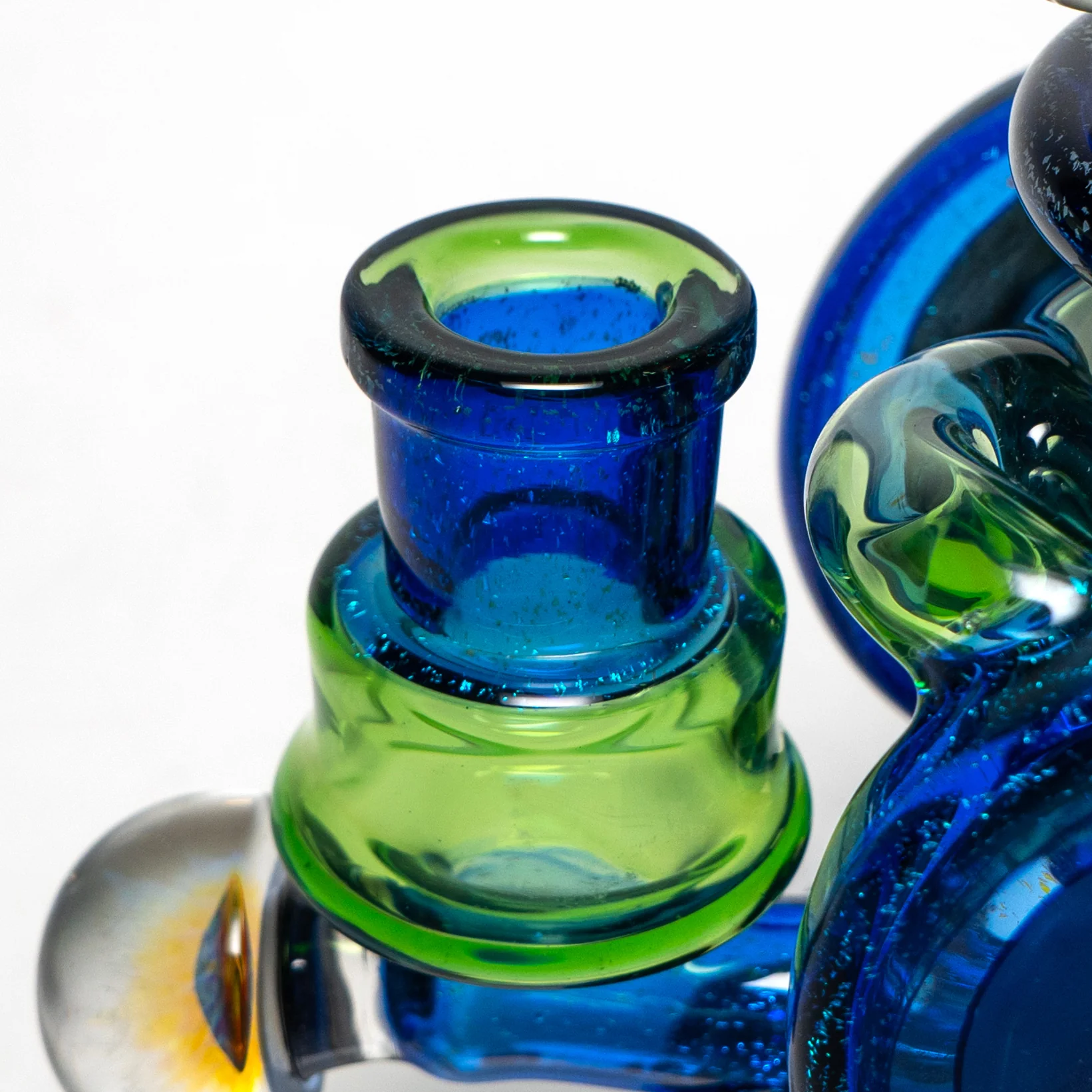 Freeek Glass - Double Terpcycler - Plantphibian & Blue Dichro - Image 8