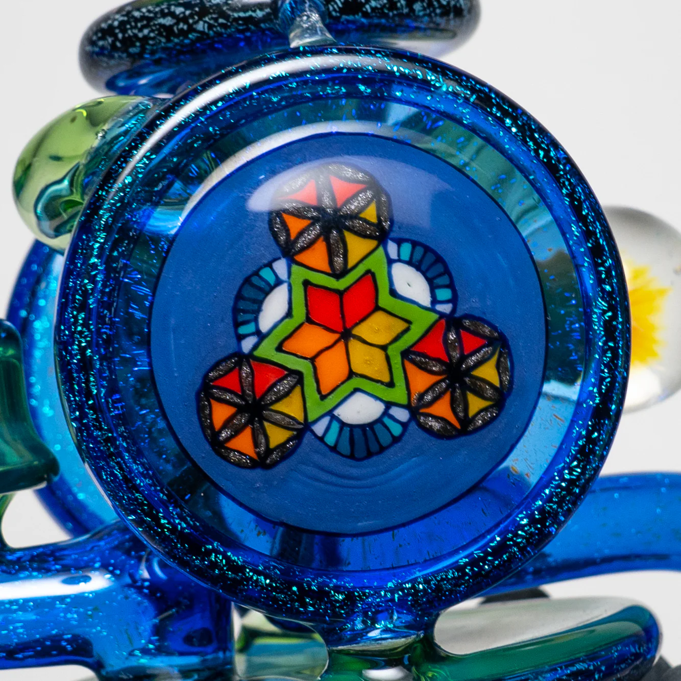 Freeek Glass - Double Terpcycler - Plantphibian & Blue Dichro - Image 9