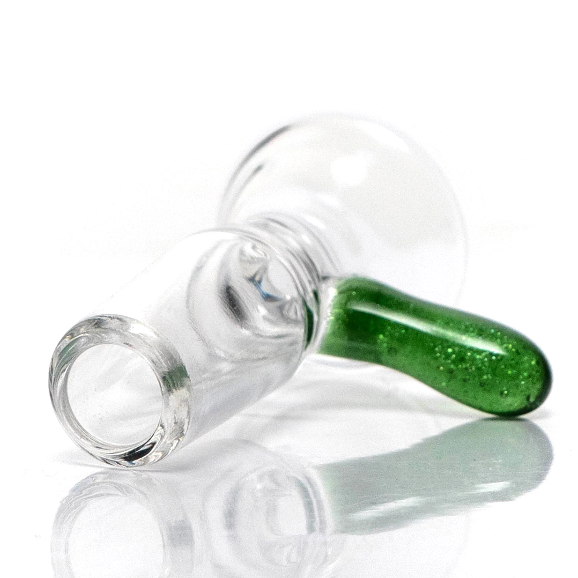 Geos Glass - Mini Hitter - Green Stardust - Image 8