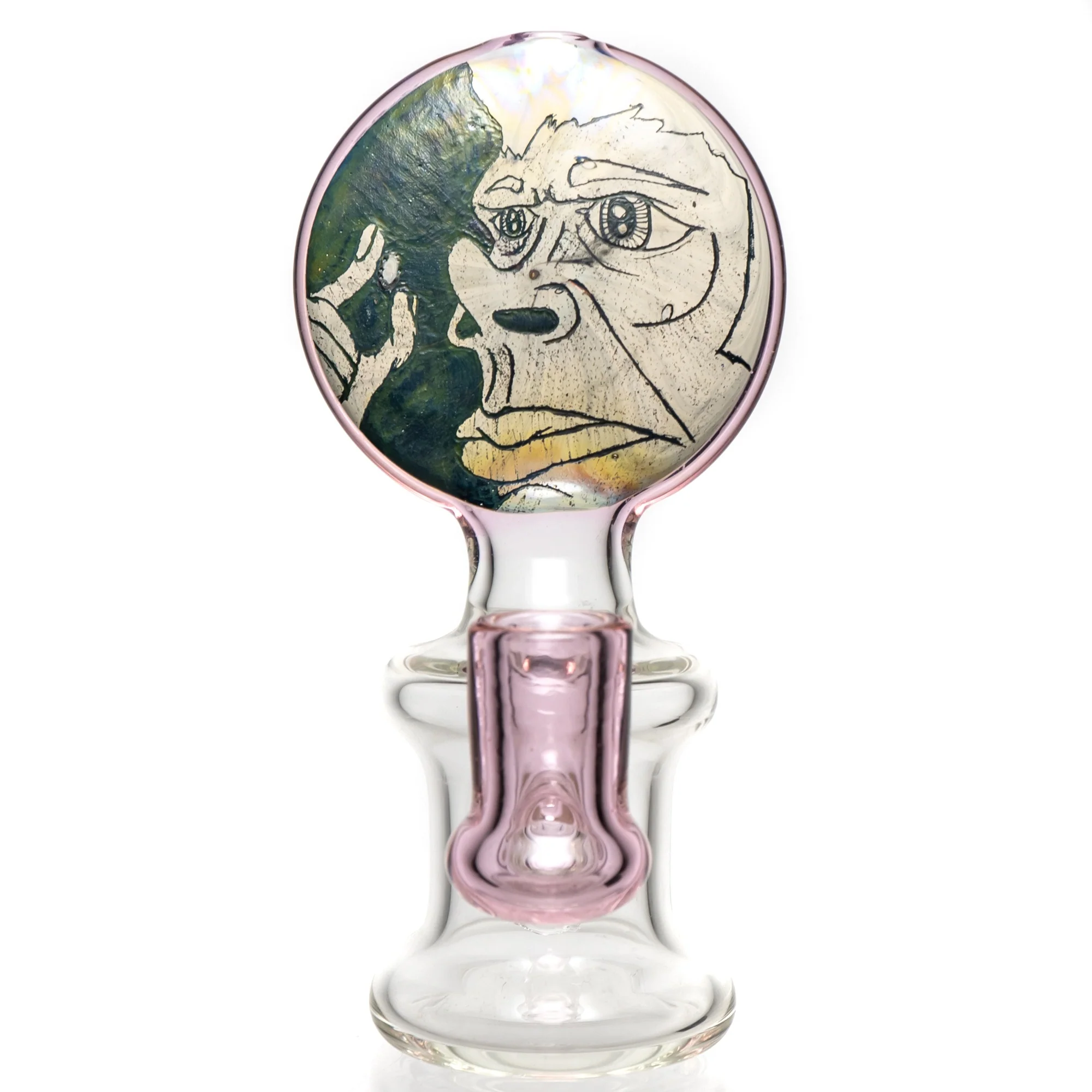 Glass by Ging - Etched Monkey Man Rig