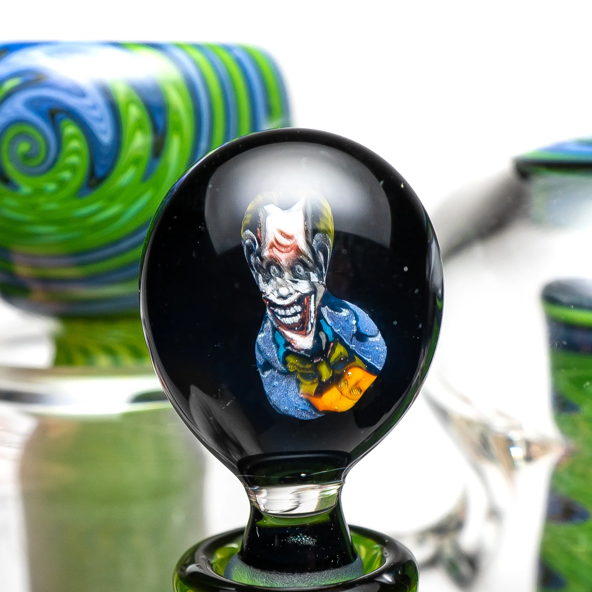 Goldman Glass - Ash Catcher Set - 14mm - Joker - Image 4