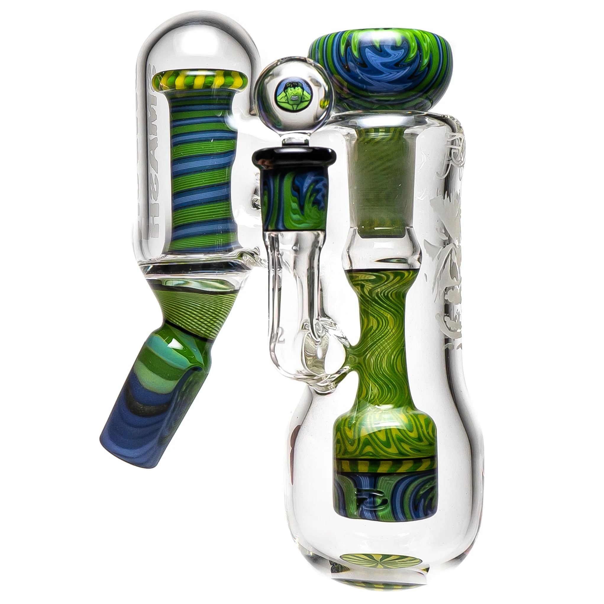 Goldman Glass - Ash Catcher Set - 18/14mm - Hulk