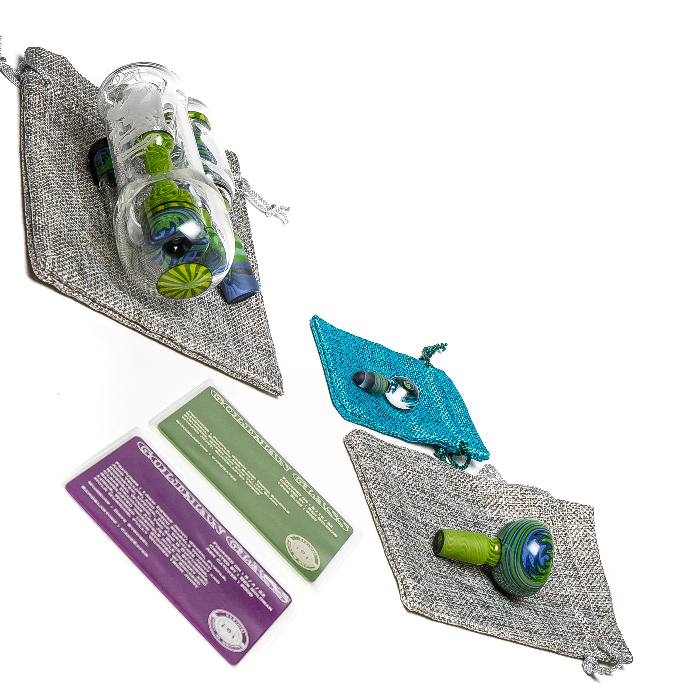 Goldman Glass - Ash Catcher Set - 18/14mm - Hulk - Image 16