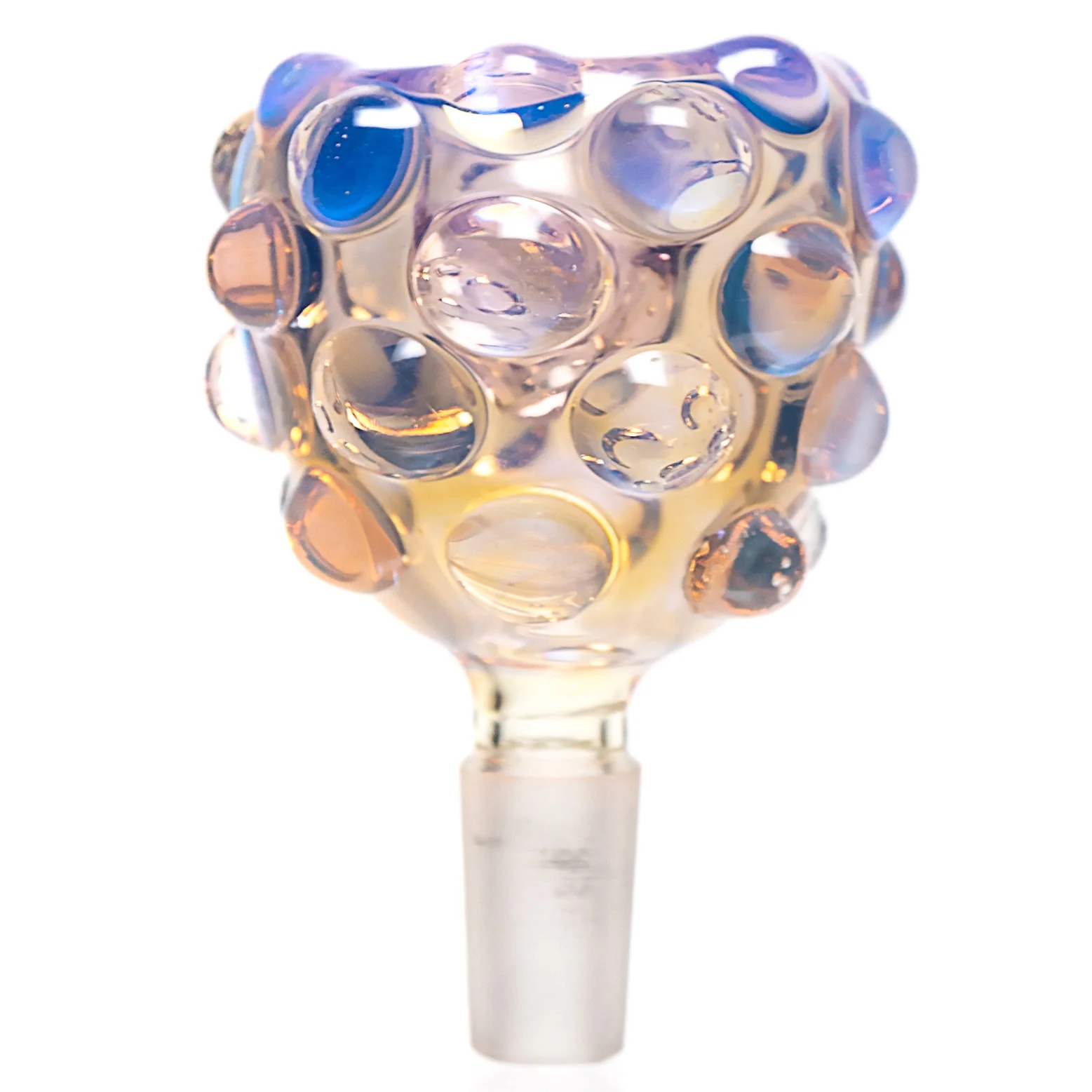 Goo Roo Designs - 23" Hammer Bubbler - Purple Fume & Milky Pink - Image 4