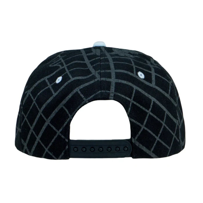 Grassroots - 710 Ashbury Mosaic Black Snapback Hat - Small/Medium - Image 3