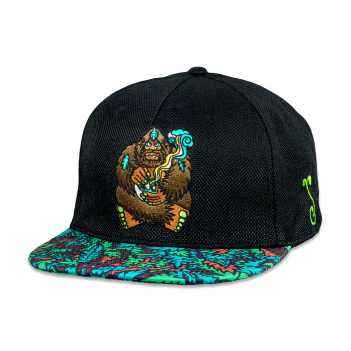 Grassroots - Bigfoot Healer Black Snapback Hat - Large/XL
