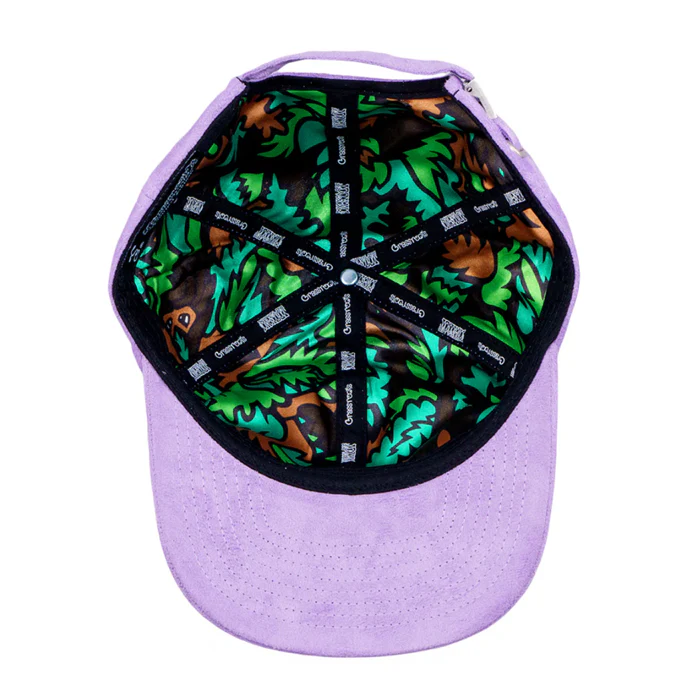 Grassroots - Bigfoot Leaf Purple Suede Dad Hat - OSFM - Image 2