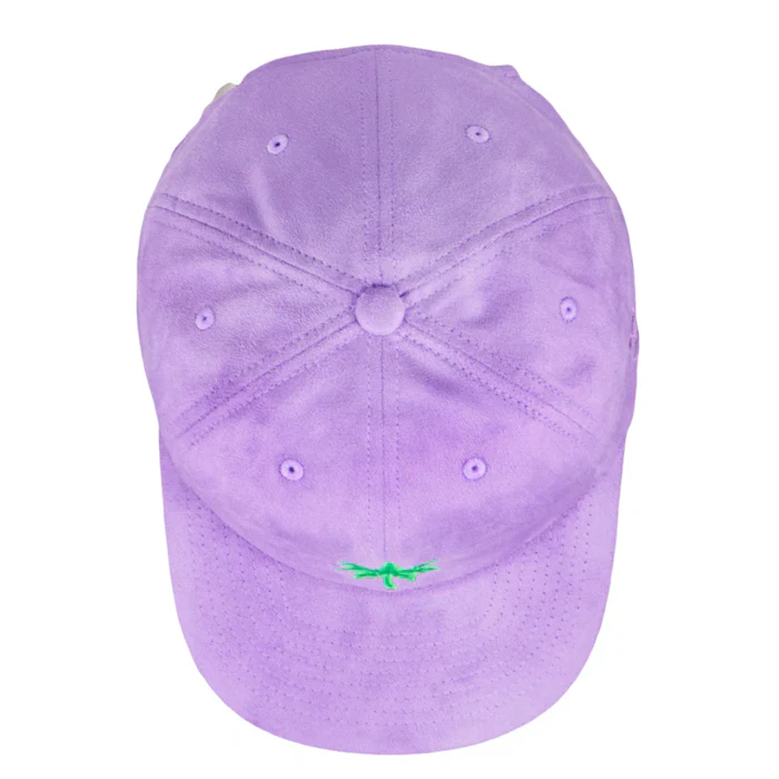 Grassroots - Bigfoot Leaf Purple Suede Dad Hat - OSFM - Image 5