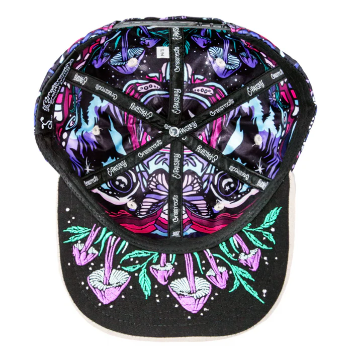 Grassroots - Ellie Paisley Bear Floral Snapback Hat - Large/XL - Image 2