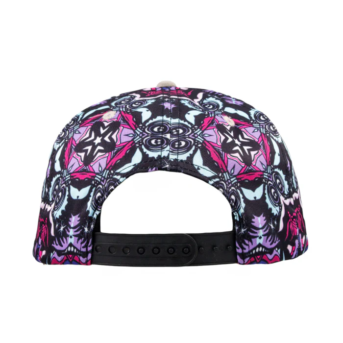 Grassroots - Ellie Paisley Bear Floral Snapback Hat - Large/XL - Image 4