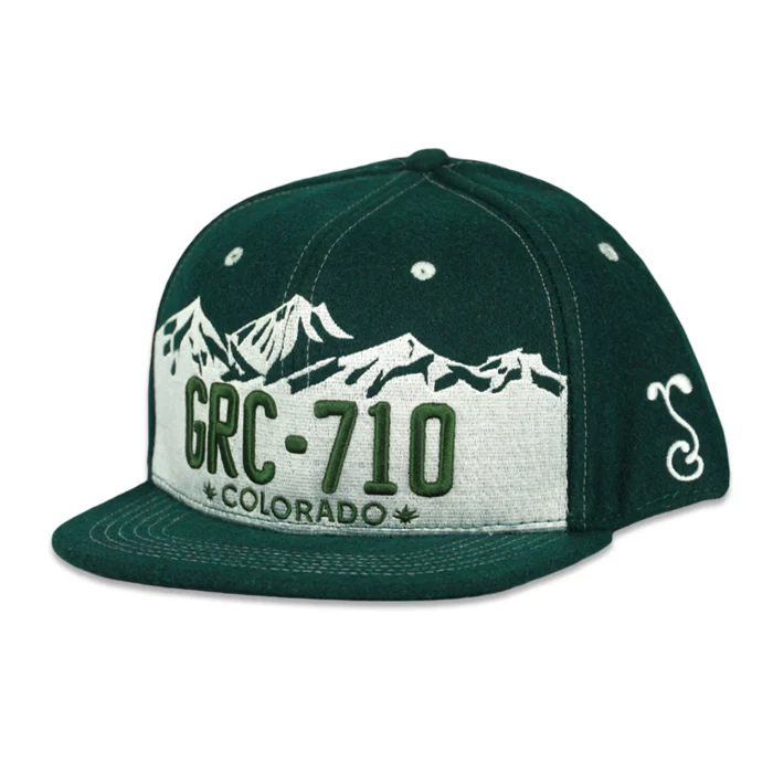 Grassroots - GRC 710 Native Plates Green Snapback Hat - Large/XL