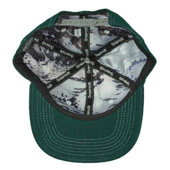 Grassroots - GRC 710 Native Plates Green Snapback Hat - Large/XL - Image 2
