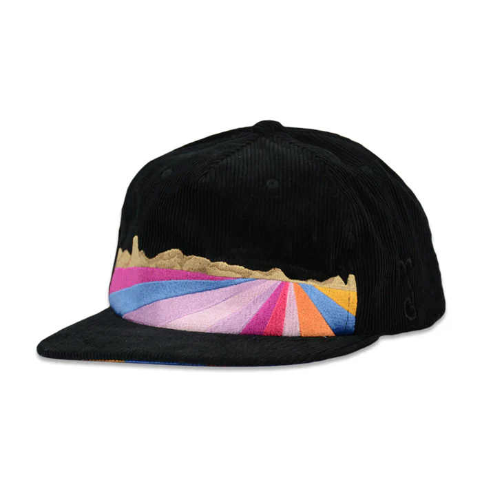 Grassroots - Jerry Garcia Playa Vista Black Zipperback Hat - Large/XL