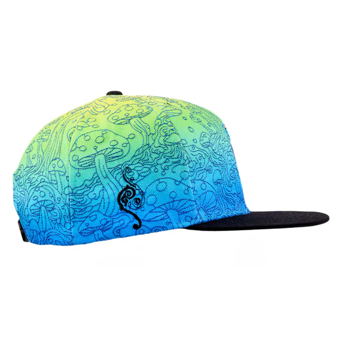 Grassroots - Kuhmali Designs Blue Snapback Hat - Large/XL - Image 3