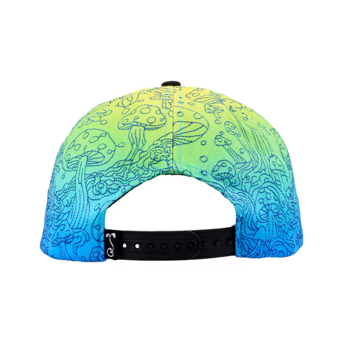 Grassroots - Kuhmali Designs Blue Snapback Hat - Large/XL - Image 4
