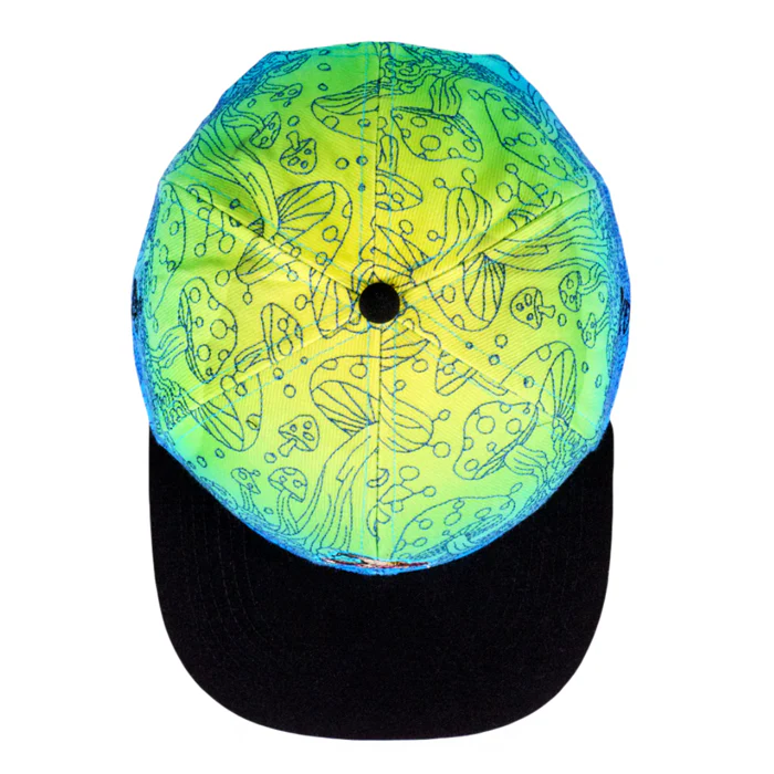 Grassroots - Kuhmali Designs Blue Snapback Hat - Small/Medium - Image 5