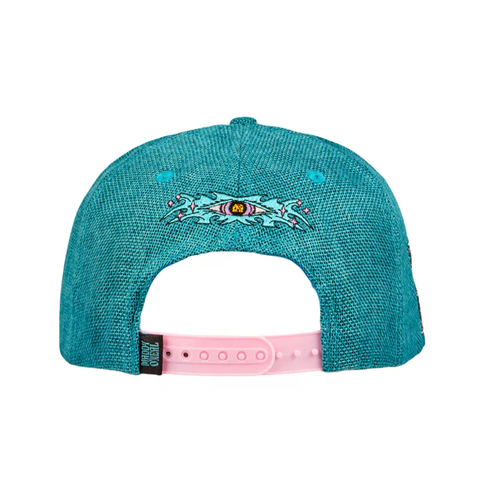 Grassroots - Maddy O'Neal Sunshine Turquoise Snapback Hat - Large/XL - Image 4