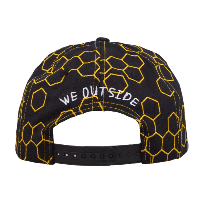 Grassroots - Pepe Ape Yacht Club Black Snapback Hat - Small/Medium - Image 4