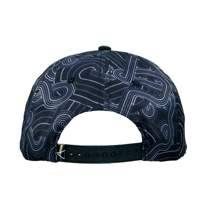 Grassroots - Pink Floyd DSOTM V2 Blackout Snapback Hat - Large/XL - Image 3