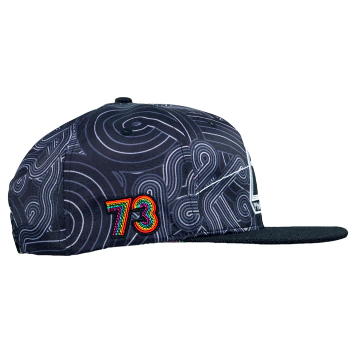 Grassroots - Pink Floyd DSOTM V2 Blackout Snapback Hat - Small/Medium - Image 4