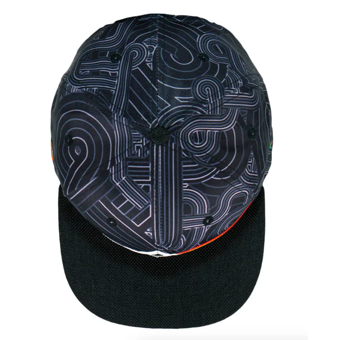 Grassroots - Pink Floyd DSOTM V2 Blackout Snapback Hat - Small/Medium - Image 5
