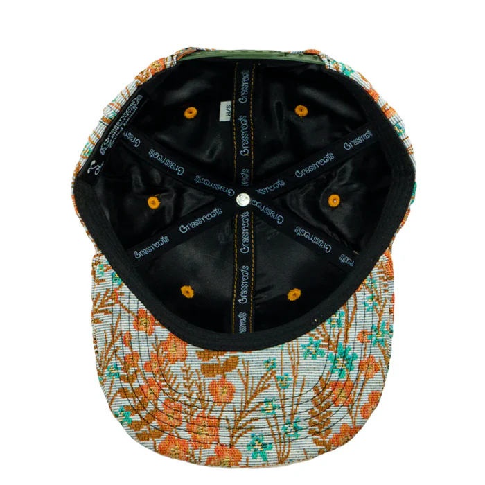 Grassroots - Removable Bear Floral Snapback Hat - Large/XL - Image 4