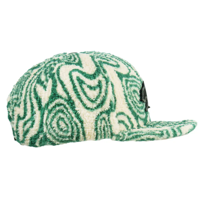 Grassroots - Removable Bear Green Fur Snapback Hat - Small/Medium - Image 3