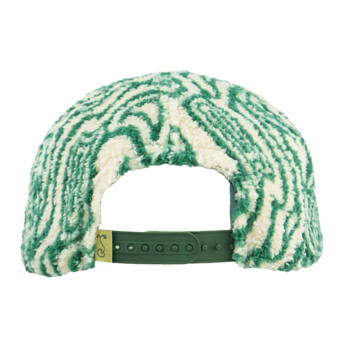 Grassroots - Removable Bear Green Fur Snapback Hat - Small/Medium - Image 4