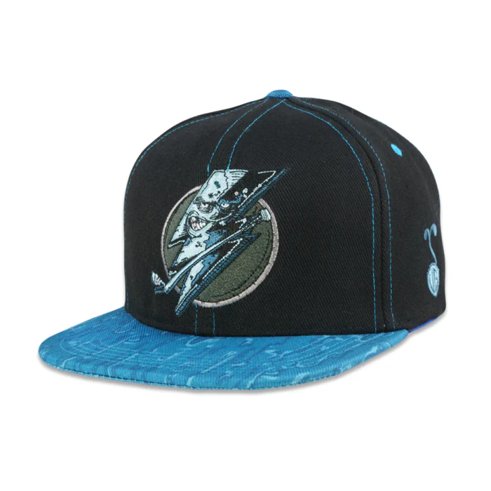 Grassroots - Vincent Gordon Ganja Bay Black Snapback Hat - Large/XL