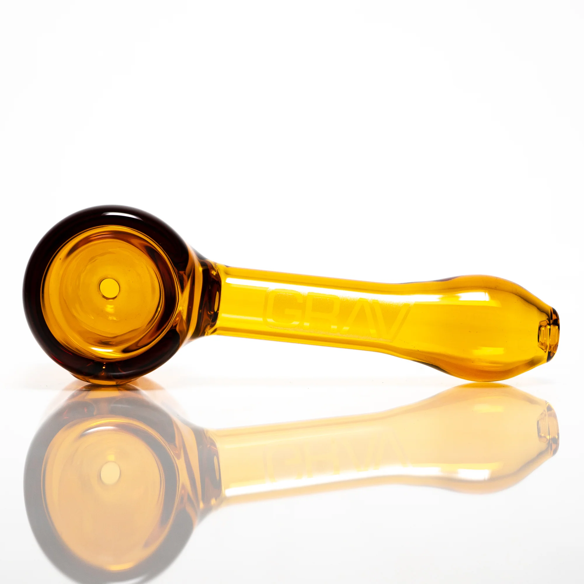Grav Labs - Hammer Hand Pipe - Amber - Image 4