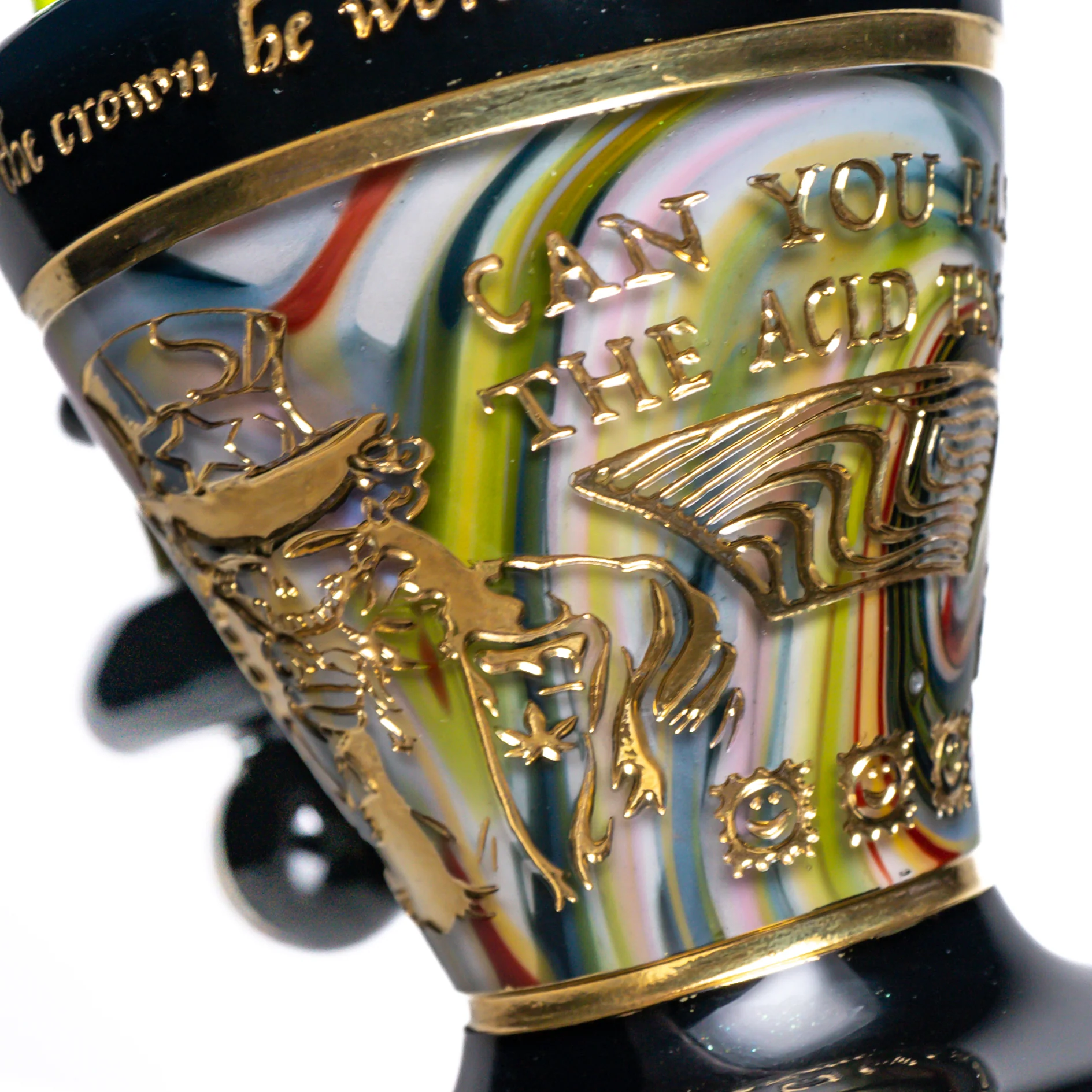 Green T Glass - Temple Tube - Lysergic Dream - Image 11