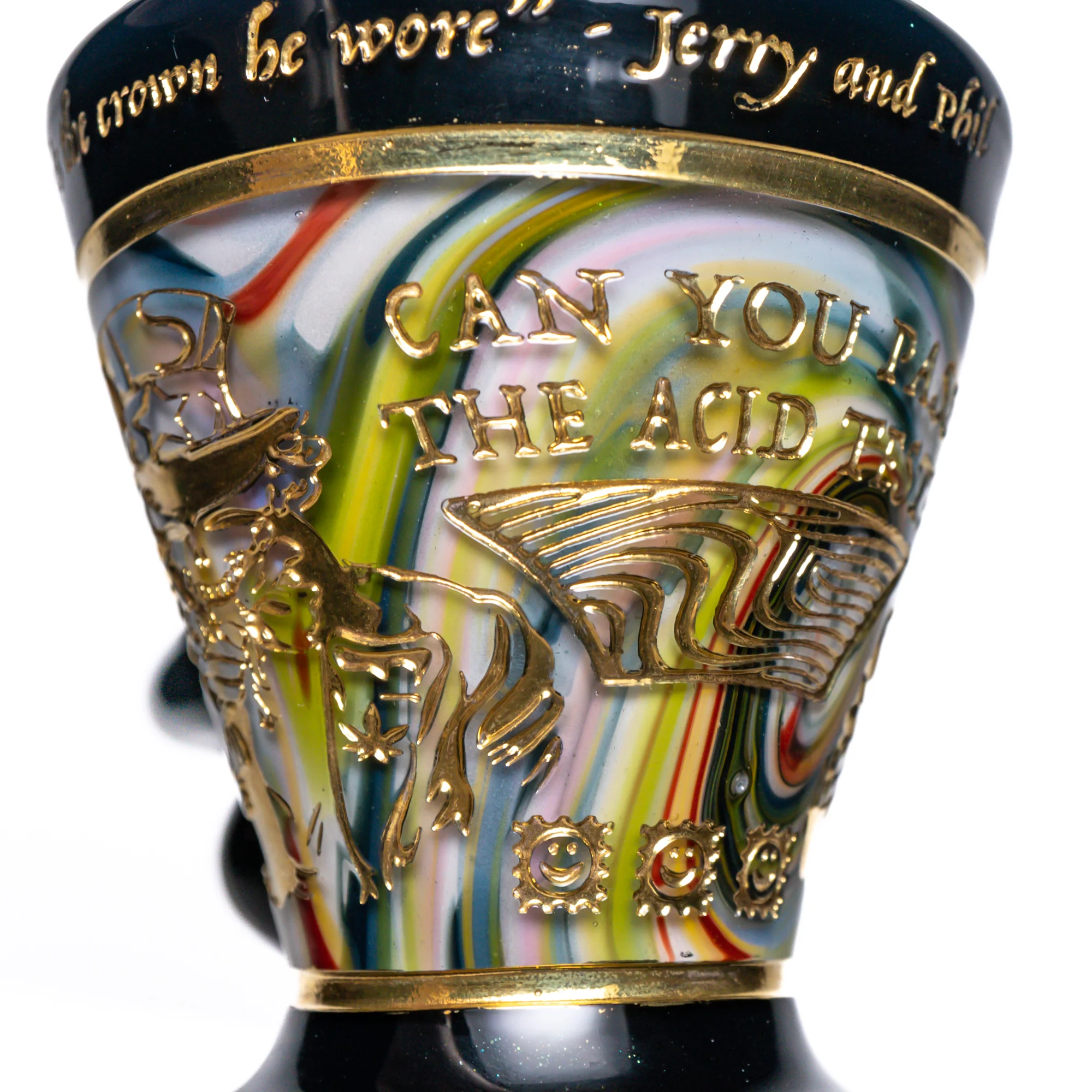 Green T Glass - Temple Tube - Lysergic Dream - Image 13