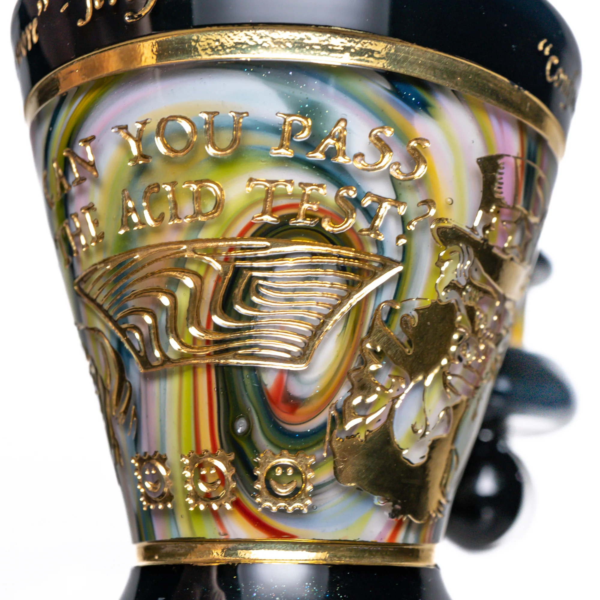 Green T Glass - Temple Tube - Lysergic Dream - Image 14