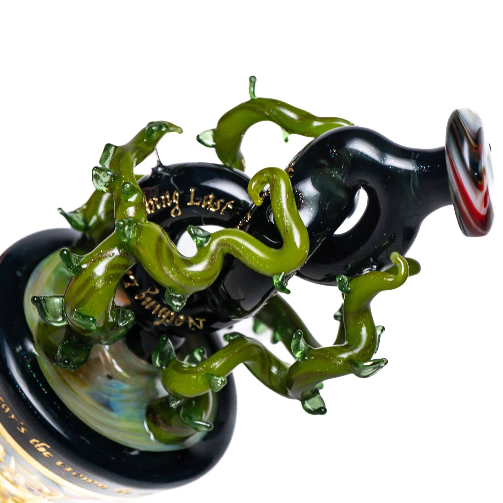 Green T Glass - Temple Tube - Lysergic Dream - Image 16
