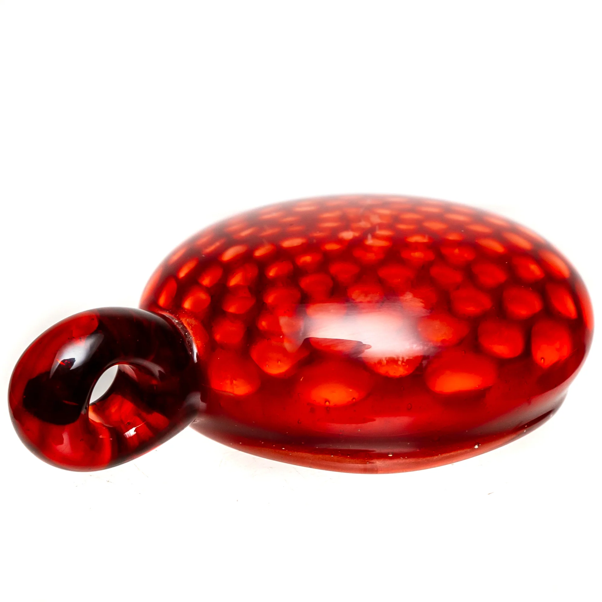 Harold Ludeman - Honeycomb Pendant - Pomegranate over White - Image 3