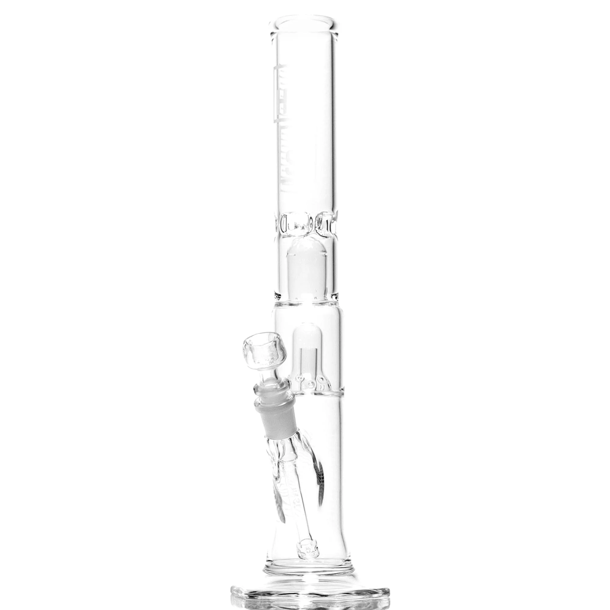 HiSi Glass - 15" Straight Tube - Jr. Double Bell Perc 2.0