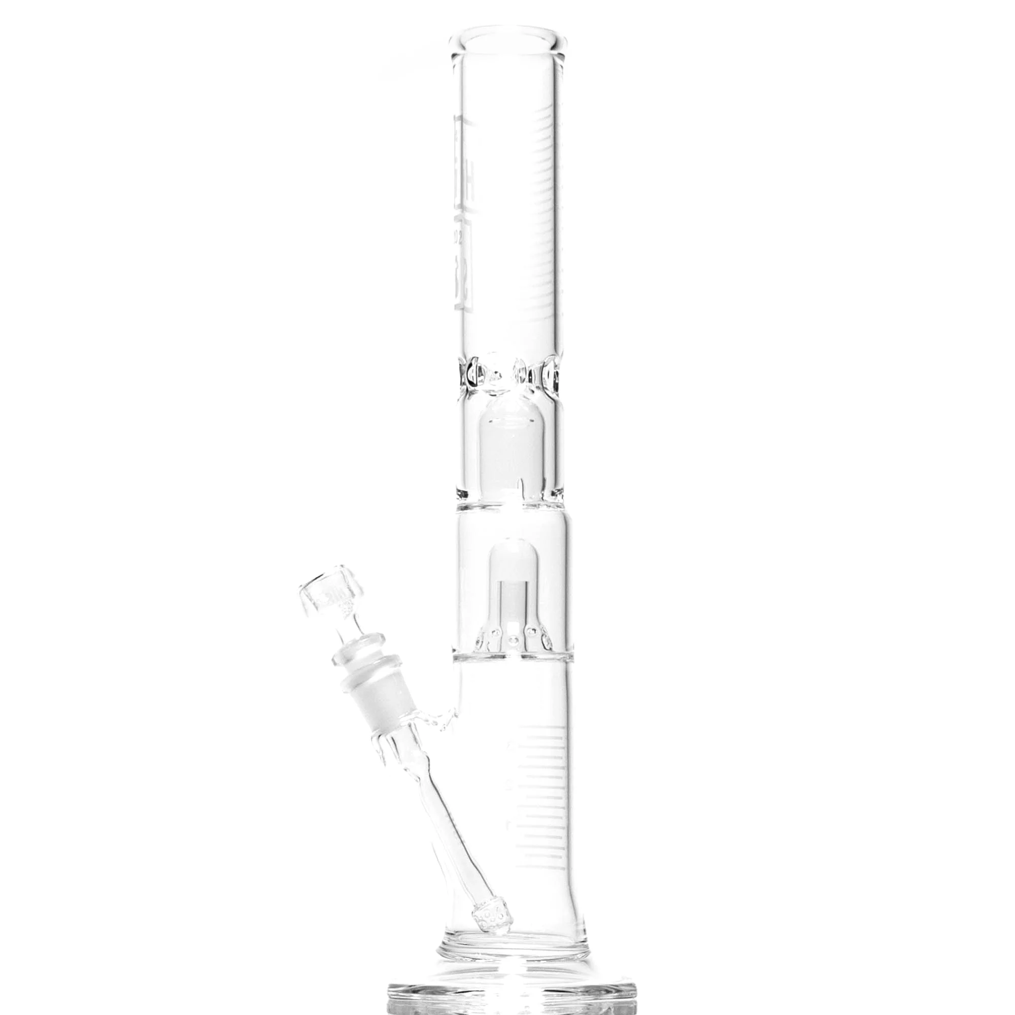 HiSi Glass - 15" Straight Tube - Jr. Double Bell Perc 2.0 - Image 11