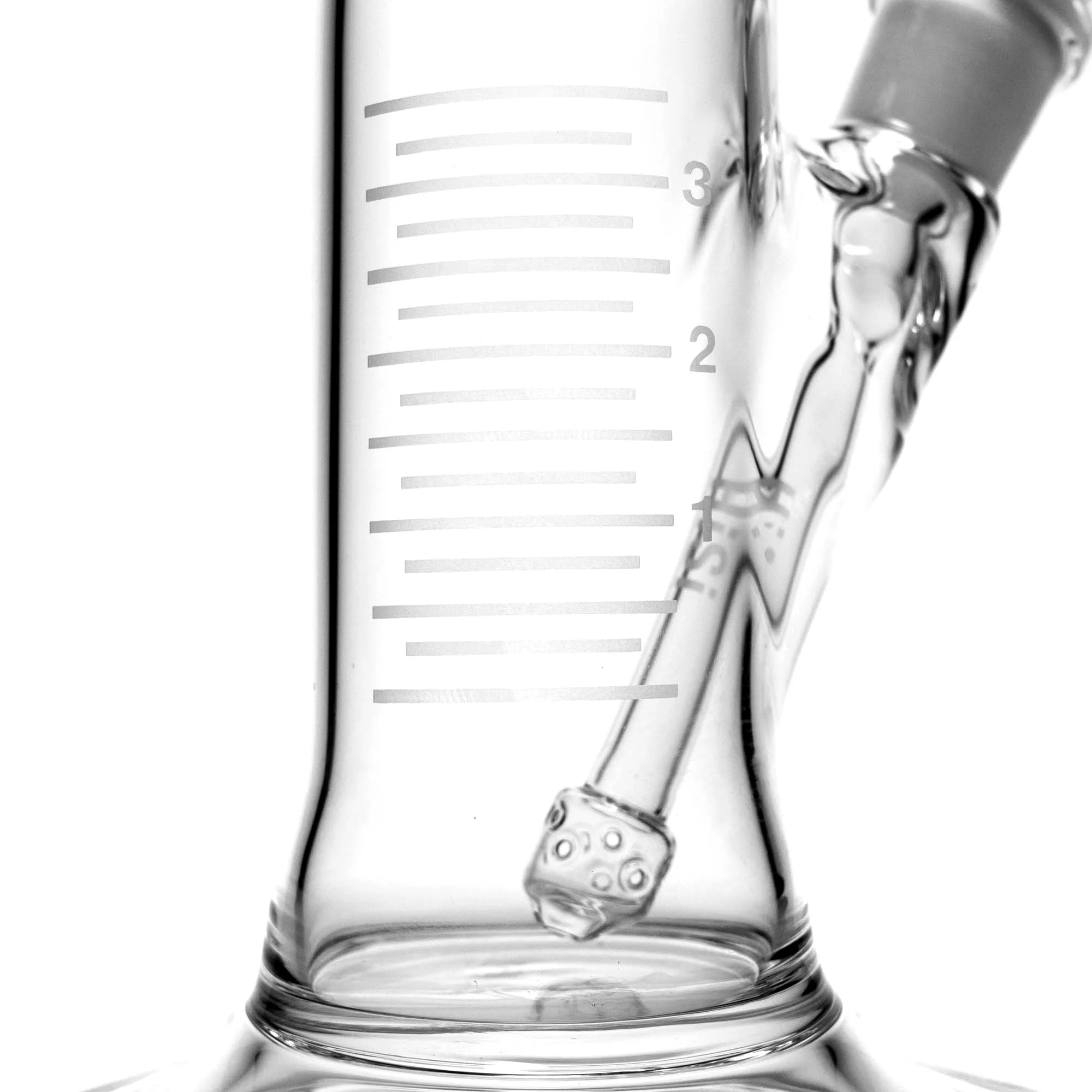 HiSi Glass - 15" Straight Tube - Jr. Double Bell Perc 2.0 - Image 8